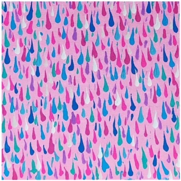 Hand Crafted Abstract Design 12x12 Inches Canvas Picture - Picture 2 of 4